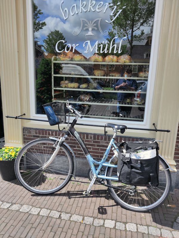 Nieuwe boodschappenfiets