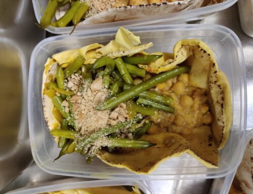 Kikkerwtencurry met sperziebonen