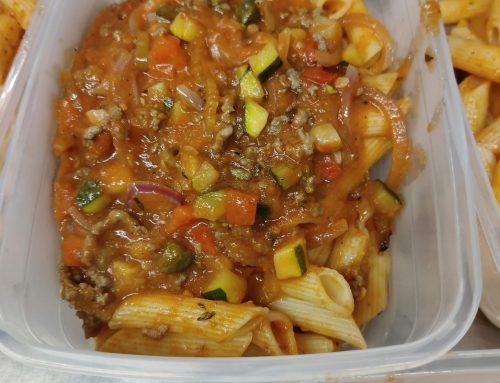 Pasta met tomaten/groentensaus